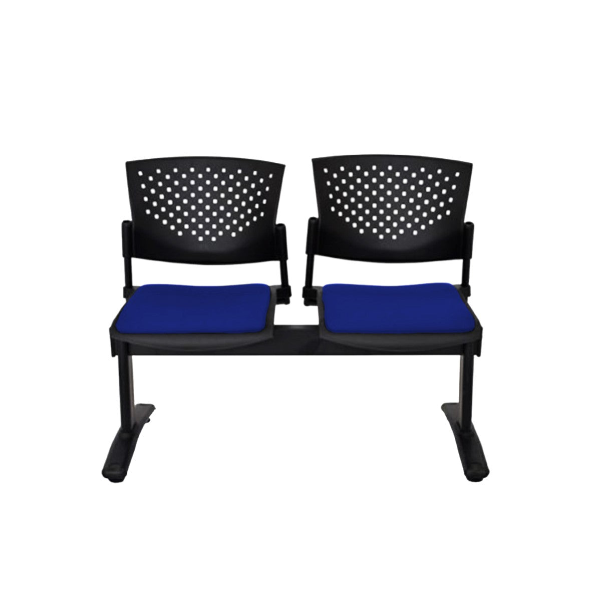 TANDEM BUTERFLY TAPIZADO ESTRUCTURA METÁLICA NEGRA