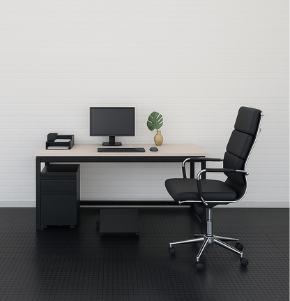 ESCRITORIO BASE ESPECIAL EN MADERA CON ARCHIVADOR MÓVIL