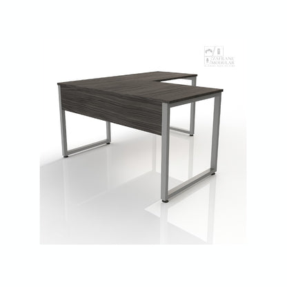 ESCRITORIO EN  “L”  SOPORTE CUADRADO SIN ARCHIVADOR