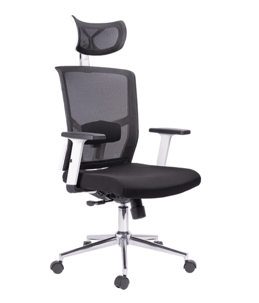 SILLA DE OFICINA AMATISTA MARCO BLANCO