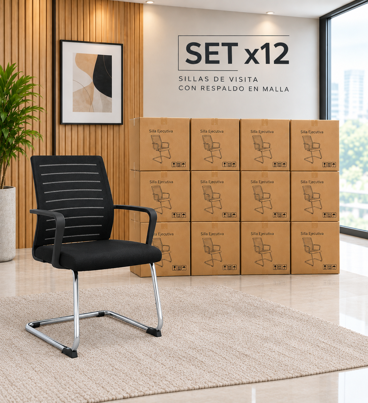SILLA INTERLOCUTORA ESCOCIA SET