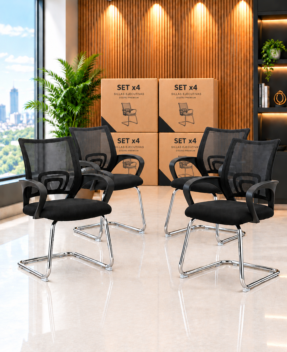 SILLA INTERLOCUTORA ATLANTA SET