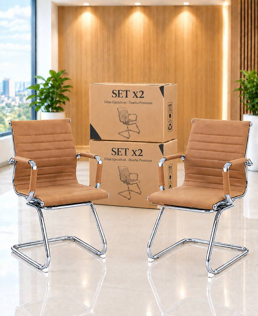 SILLA FIJA INTERLOCUTORA BOSS CAMEL- SET