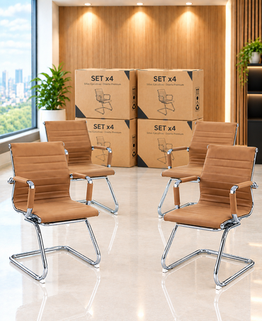 SILLA FIJA INTERLOCUTORA BOSS CAMEL- SET