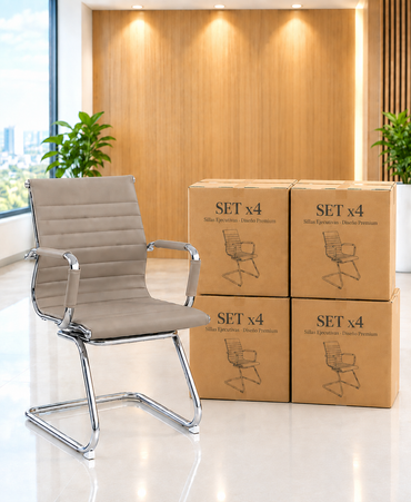 SILLA FIJA INTERLOCUTORA BOSS TAUPE-SET