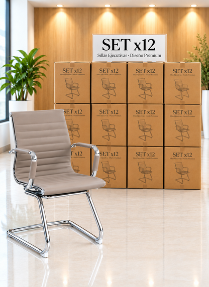 SILLA FIJA INTERLOCUTORA BOSS TAUPE-SET