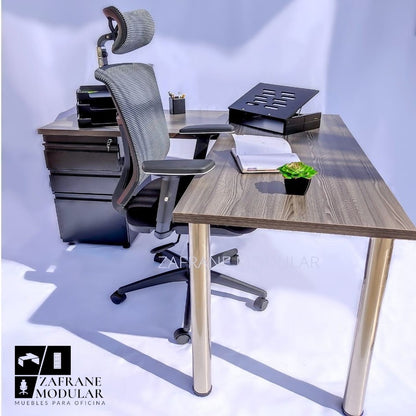 ESCRITORIO SOPORTE EN ACERO