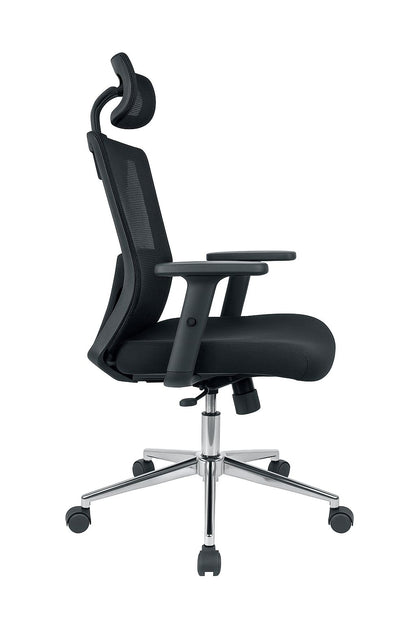 SILLA DE OFICINA HUNGRIA MARCO NEGRO