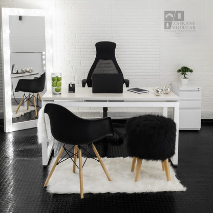 ESCRITORIO BASE ESPECIAL EN MADERA SIN ARCHIVADOR