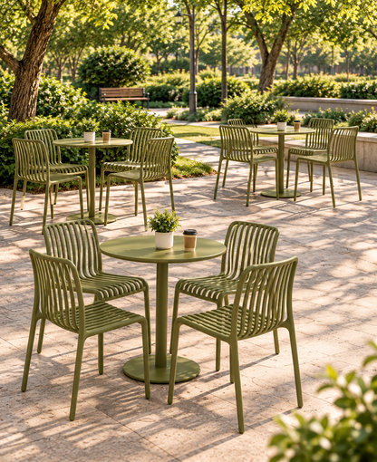 SILLA DISEÑO NARD VERDE SET