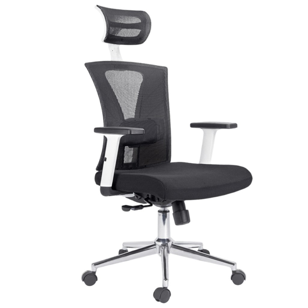 SILLA DE OFICINA NIZA MARCO BLANCO