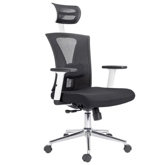 SILLA DE OFICINA NIZA MARCO BLANCO