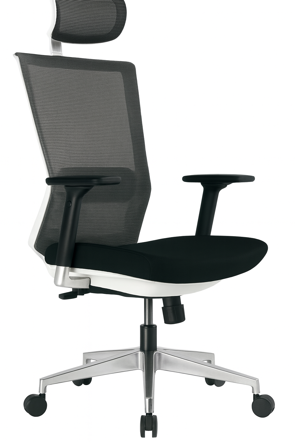 SILLA DE OFICINA ROMA MARCO BLANCO