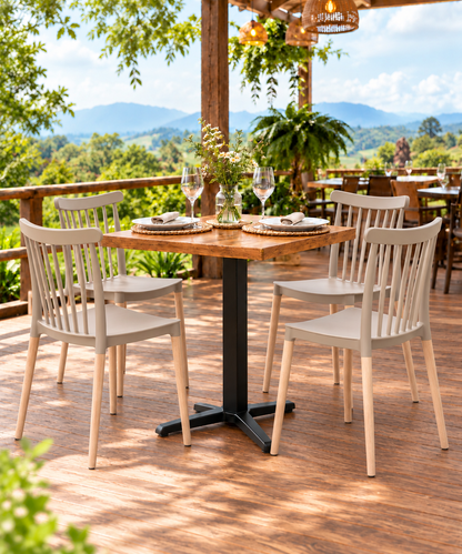 SILLA DISEÑO DYLAN BEIGE SET