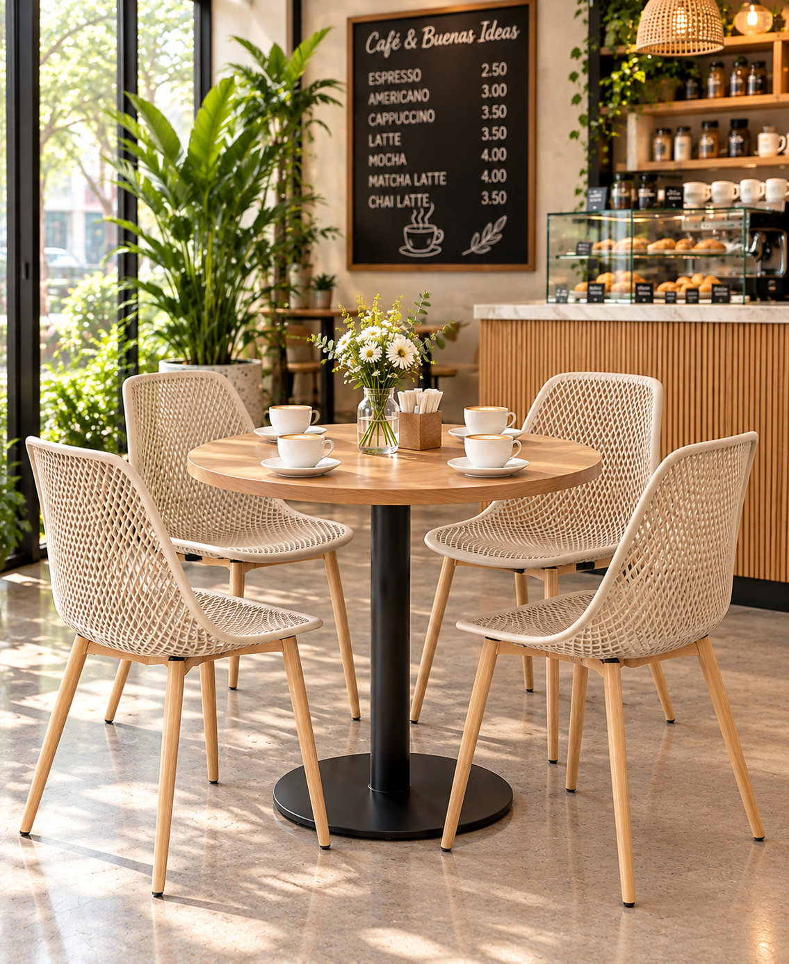 SILLA DISEÑO LOTTI SET