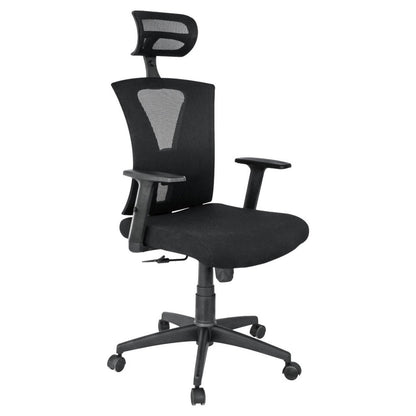 SILLA DE OFICINA NIZA MARCO NEGRO