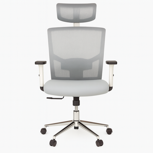 SILLA DE OFICINA PERLA MARCO BLANCO