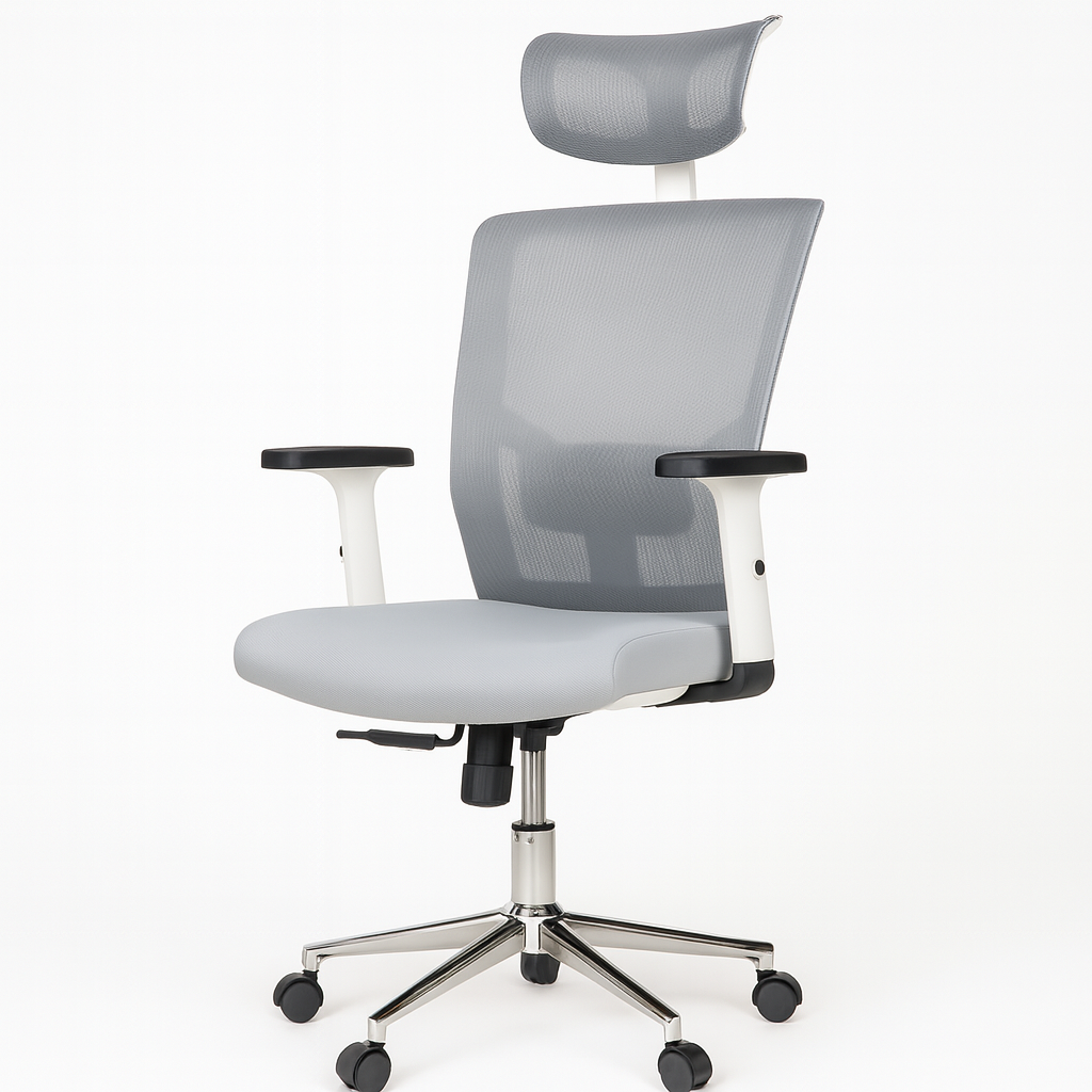 SILLA DE OFICINA PERLA MARCO BLANCO