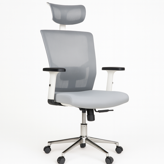 SILLA DE OFICINA PERLA MARCO BLANCO