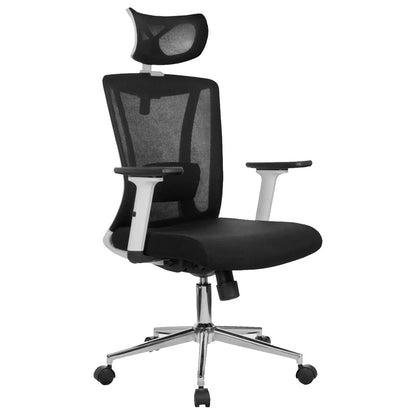 SILLA DE OFICINA ÁGATA MARCO BLANCO