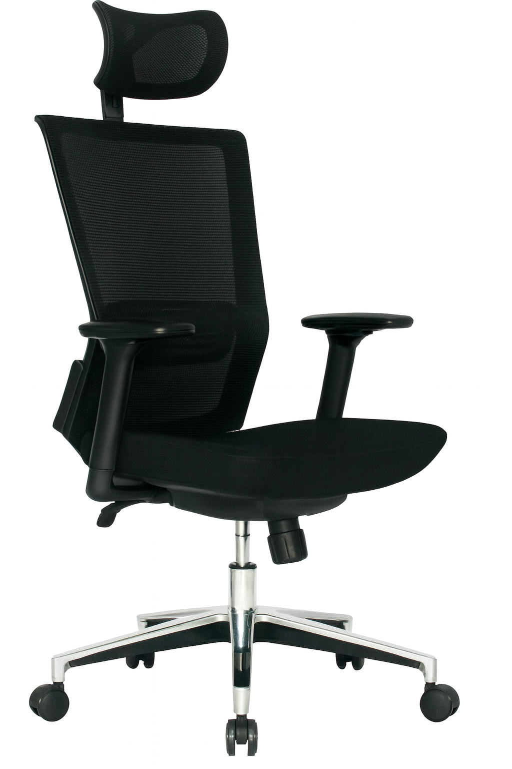 SILLA DE OFICINA ROMA MARCO NEGRO