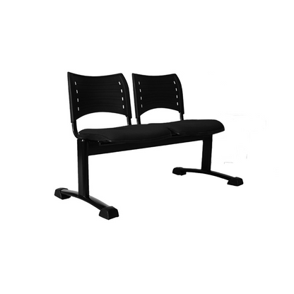 TANDEM SMART ASIENTO TAPIZADO ESTRUCTURA METÁLICA NEGRA