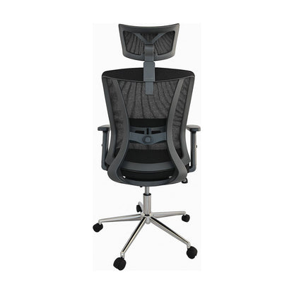 SILLA DE OFICINA ÁGATA MARCO NEGRO