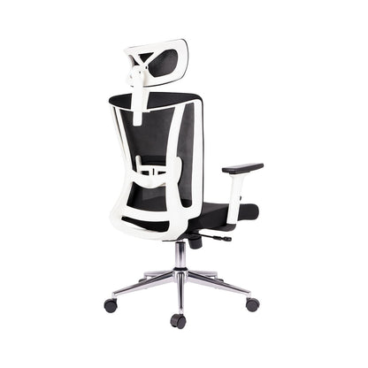 SILLA DE OFICINA ÁGATA MARCO BLANCO