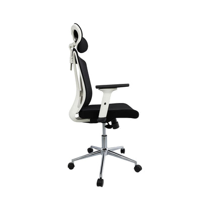 SILLA DE OFICINA ÁGATA MARCO BLANCO