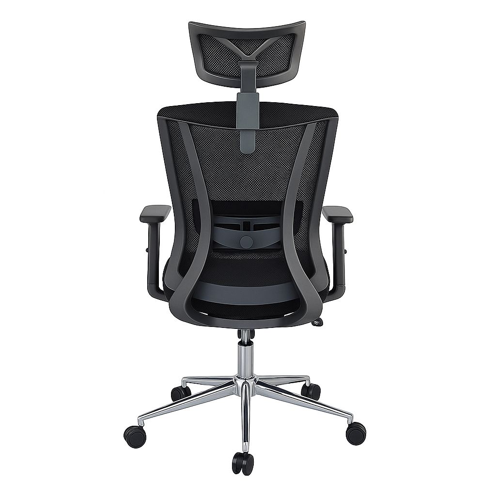 SILLA DE OFICINA HUNGRIA MARCO NEGRO