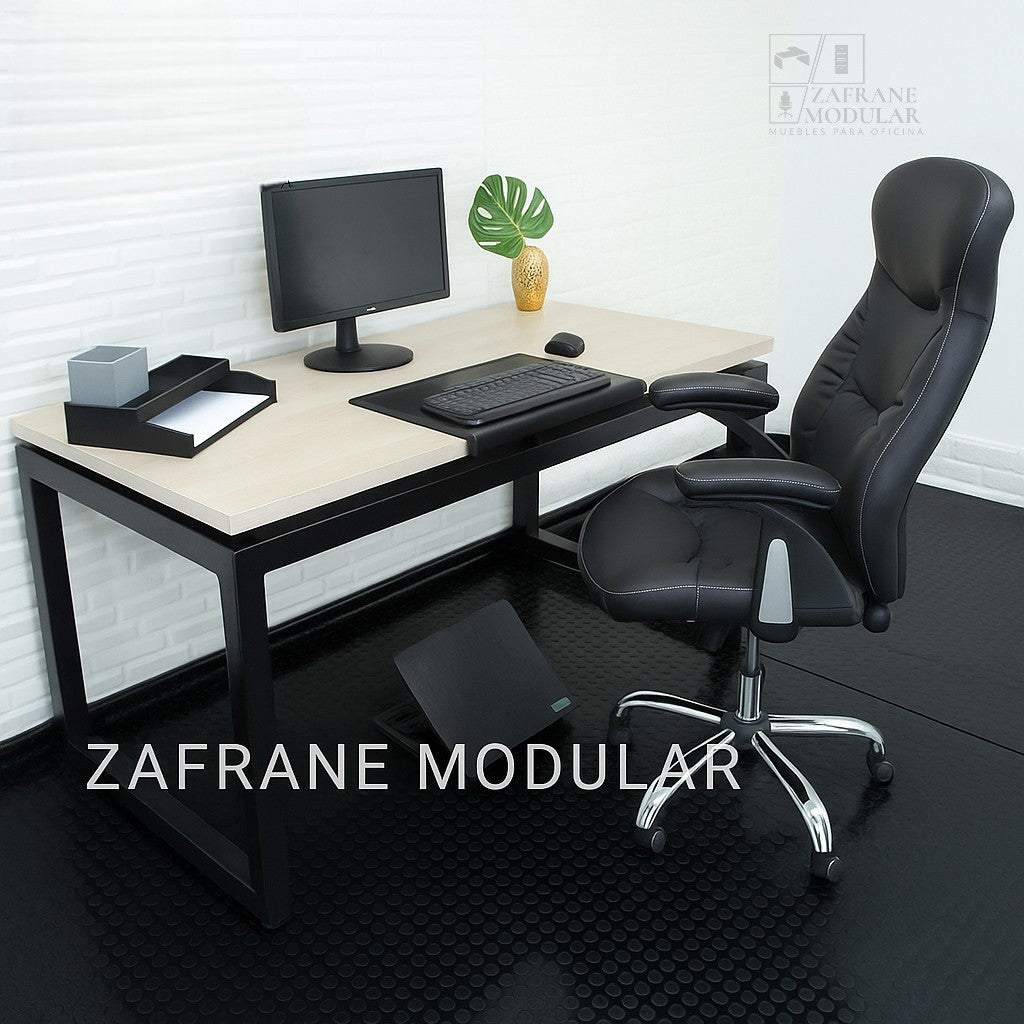 ESCRITORIO BASE ESPECIAL EN MADERA SIN ARCHIVADOR