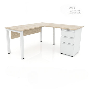 ESCRITORIO EN  “L”  SOPORTE U ¨KALLIO¨