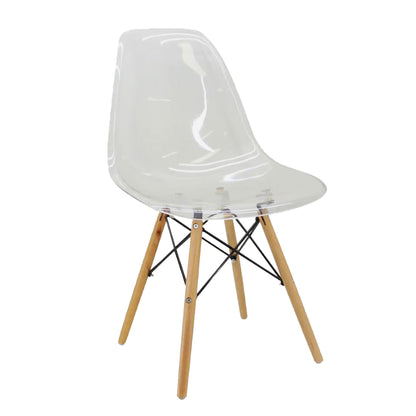 SILLA EAMES TRANSPARENTE