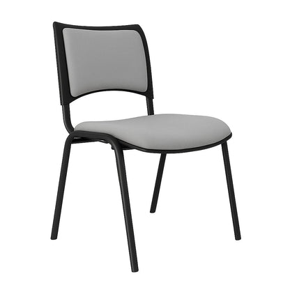 SILLA SMART ESTRUCTURA METALICA NEGRA TAPIZADO ASIENTO Y ESPALDAR - INTERLOCUTORA