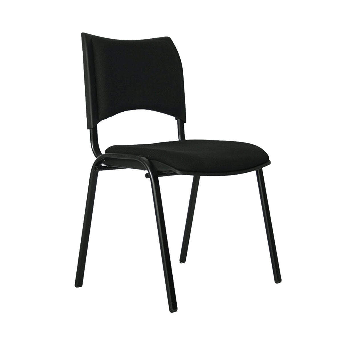 SILLA SMART ESTRUCTURA METALICA NEGRA TAPIZADO ASIENTO Y ESPALDAR - INTERLOCUTORA