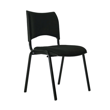 SILLA SMART ESTRUCTURA METALICA NEGRA TAPIZADO ASIENTO Y ESPALDAR - INTERLOCUTORA