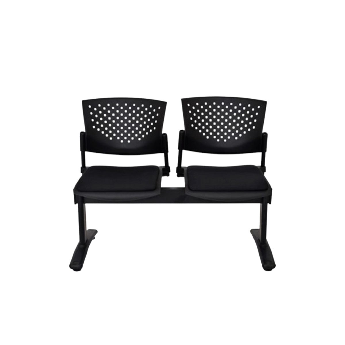 TANDEM BUTERFLY TAPIZADO ESTRUCTURA METÁLICA NEGRA