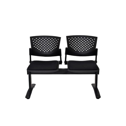 TANDEM BUTERFLY TAPIZADO ESTRUCTURA METÁLICA NEGRA