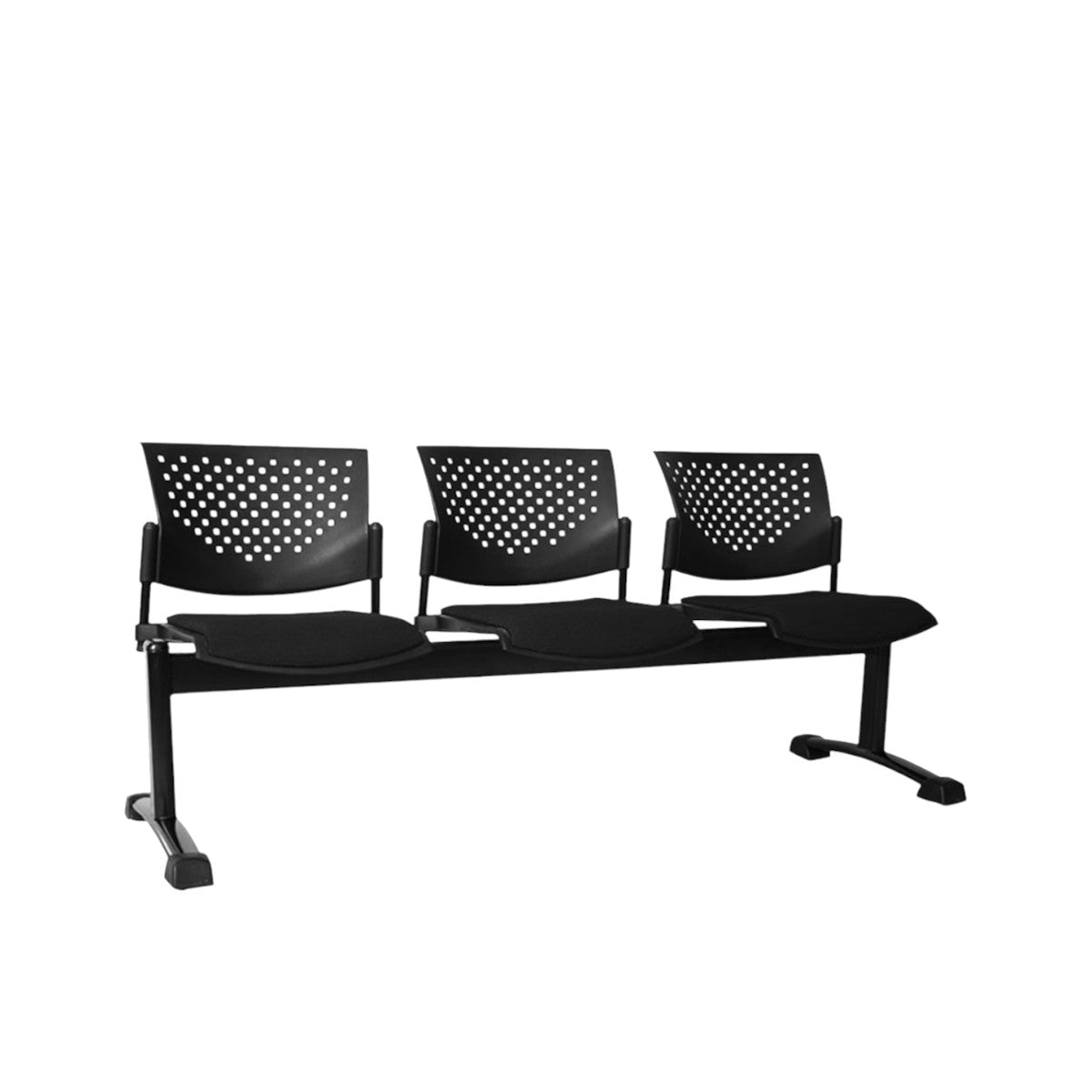 TANDEM BUTERFLY TAPIZADO ESTRUCTURA METÁLICA NEGRA