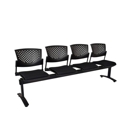 TANDEM BUTERFLY TAPIZADO ESTRUCTURA METÁLICA NEGRA