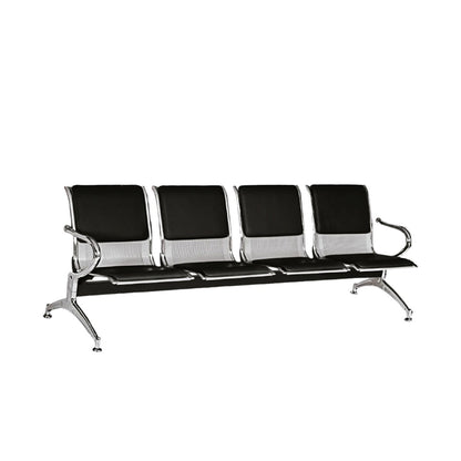 TANDEM METÁLICO CROMADO TAPIZADO