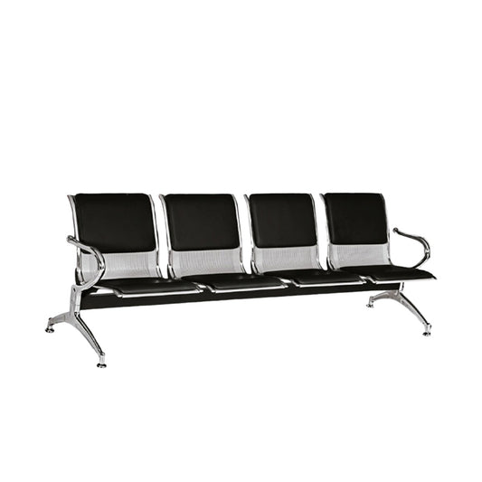 TANDEM METÁLICO CROMADO TAPIZADO