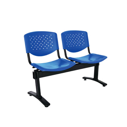 TANDEM PRISMA EN CONCHA ESTRUCTURA METÁLICA NEGRA